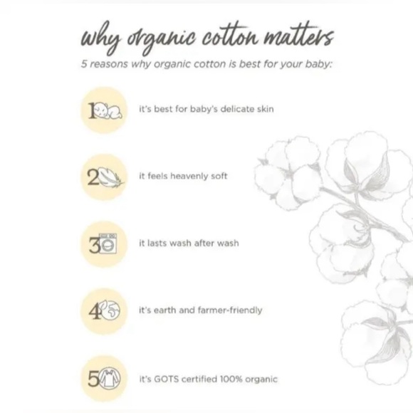 NEW Burt's Bees Pajamas, Zip-Front Non-Slip Unisex Footed Sleeper Organic Cotton - Picture 4 of 7